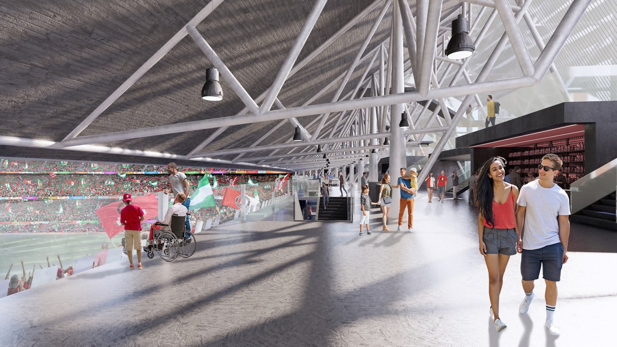 Derde ring passage render
