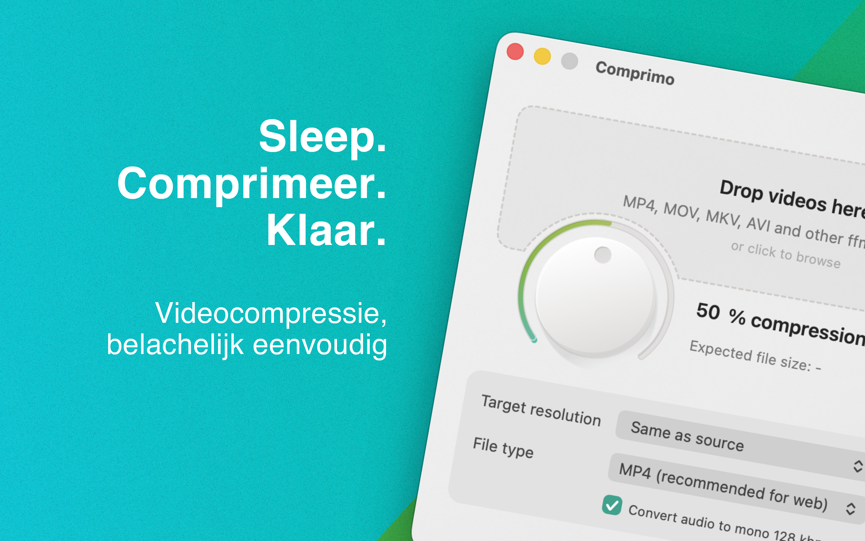 Comprimo - video toevoegen