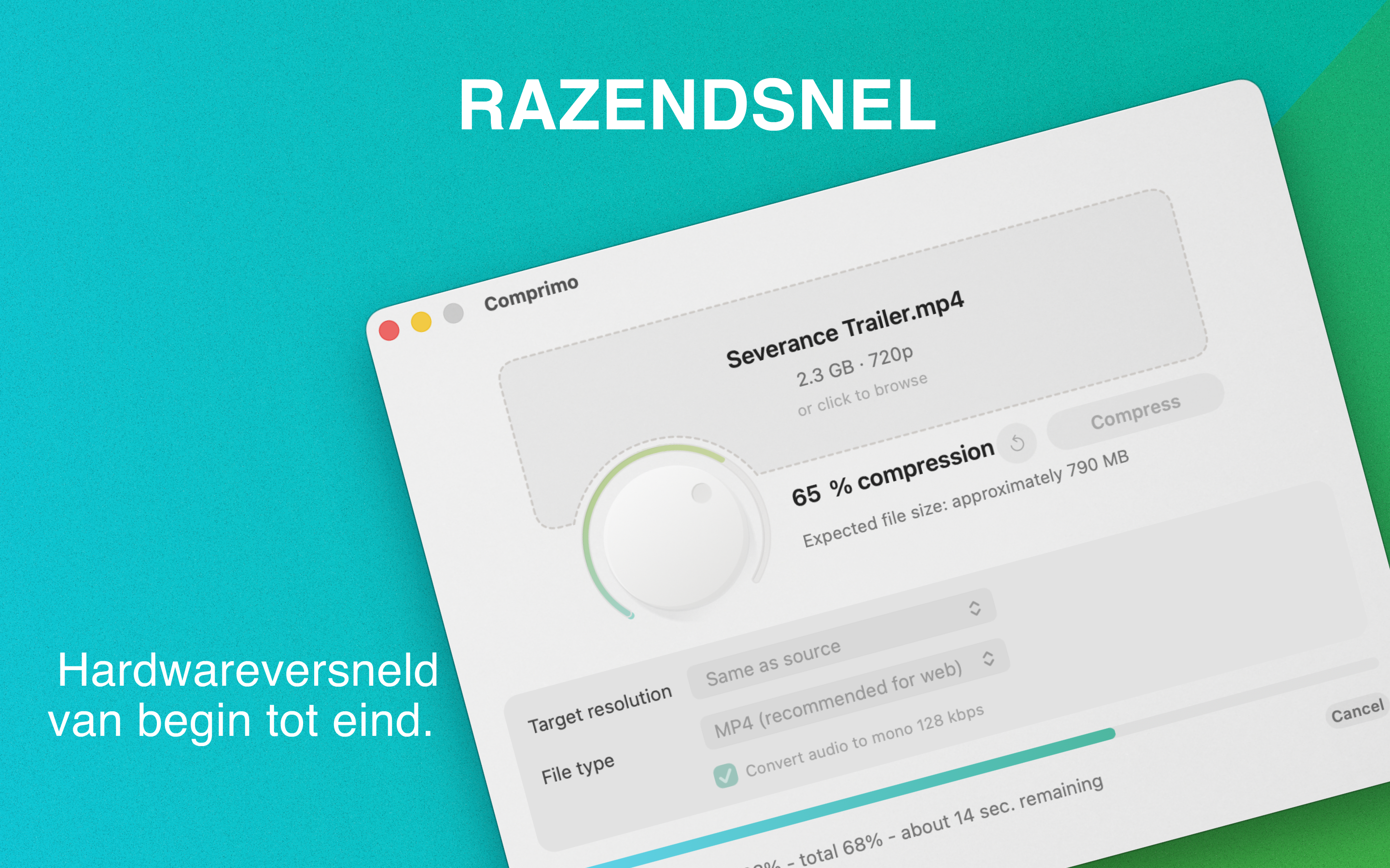 Comprimo - snelle webpreview
