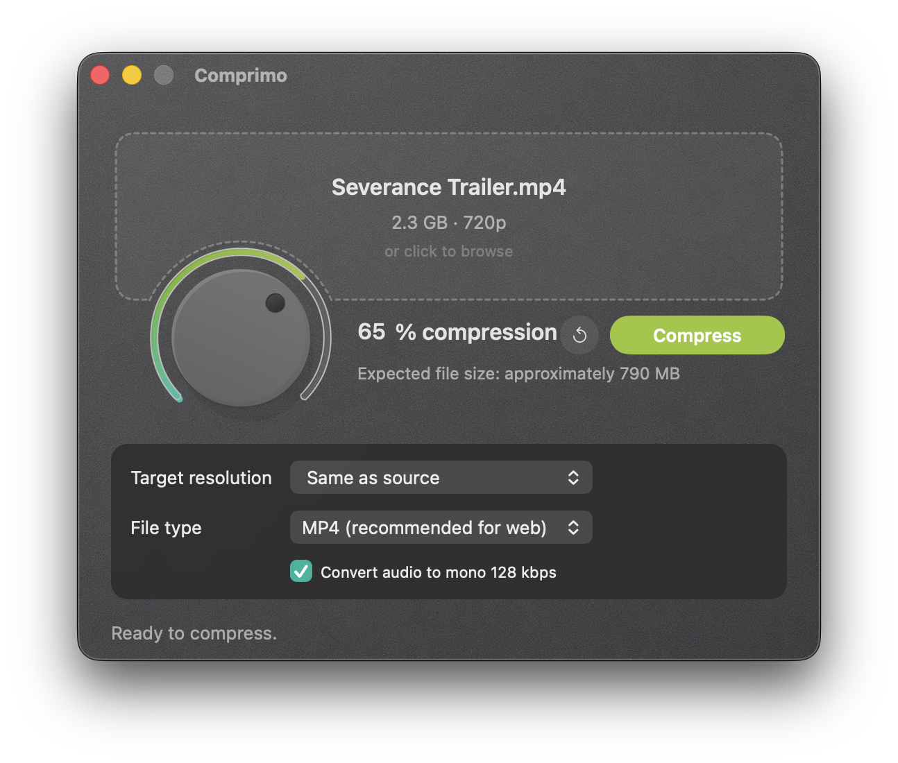 Screenshot 3 van Comprimo