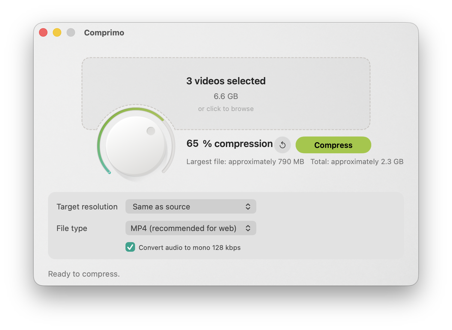 Screenshot 4 van Comprimo